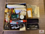 Large lot of misc. gun cleaning items, brushes, patches, etc.