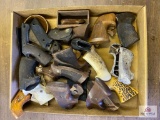 Lot of hand gun grips - Smith and Wesson, Ruger, etc.