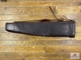 Leather leg-o-mutton shot gun case