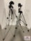 Two Aluminum telescoping tripods