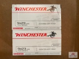 Lot of 2 Boxes of Winchester 9x23 Win ammunition