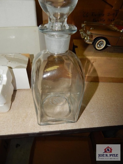 Signature Buick glass decanter