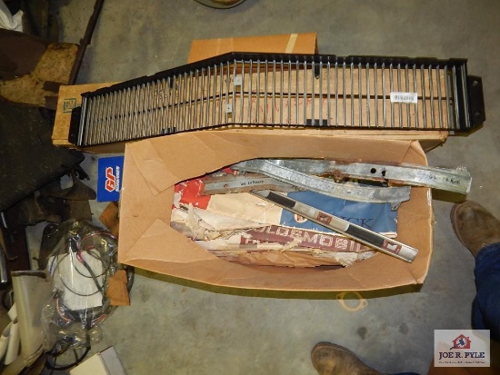 70 Riviera grill - Olds & Buick door guards