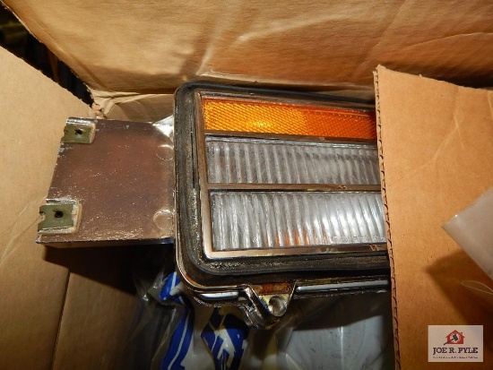Door (Buick) hinges, light bezels, window gaskets NOS - fender guards