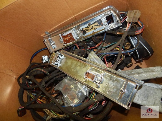 66 Toronado power window harness, light bezels, weather stripping, center console pieces
