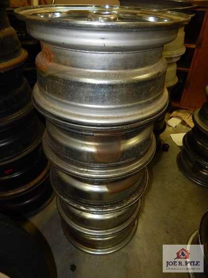 Five 1970 wheels