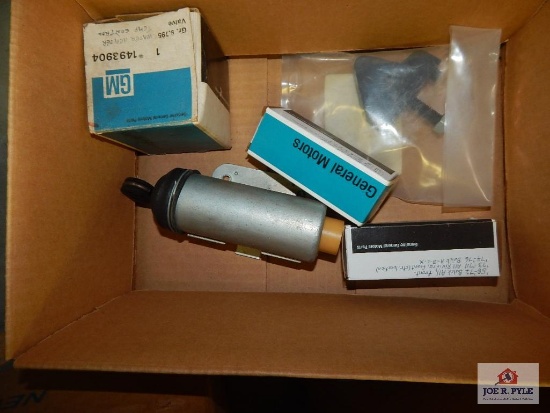 Misc. car parts - sm. Shock asb, tissue dispenser for Buick