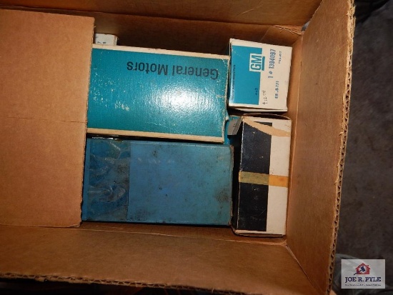 64-'66 Riviera parts NOS bumper extension, door arm rest plates, head light bezels, etc.