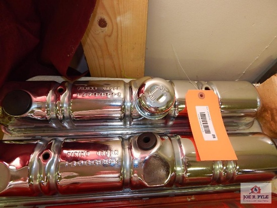 Chrome valve pan covers (new old stock)