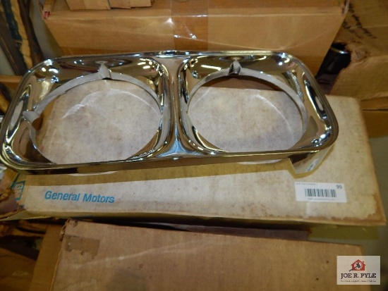 72 Buick headlight bezels in original boxes