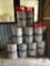 Lot of 16 Barley House Brewing metal kegs