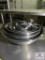 Lot stainless steel mixing bowls
