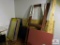 Room lot: HP notebook, 3 chairs, table, build material, etc