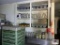 Contents of wall unit: glassware & flatware