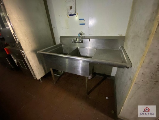 2 bowl stainless steel sink