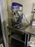 Vollrath mixer, Model MIX1020 & stainless steel table