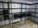 Lot 4 metal freezer racks