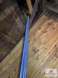 Four 10' steel electrician poles