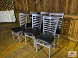 Lot 6 aluminum chairs