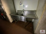 2 bowl stainless steel sink