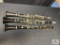 Lot 3 clarinets, for parts or decoration, Continental, Bundy, etc