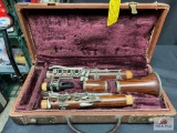 RARE 1950 Pan American B flat Clarinet, Violin wood with case