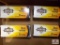Flat of 4 boxes of Armscor 22 long rifle ammunition, 500 rounds per box of 22 hollow point rounds