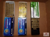 Flat of 45 auto ammunition, 125 total rounds from NNY and Remington