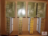 Flat of 6,5 Creedmoor ammunition, 80 total rounds, 4-20 round boxes from Sellier & Bellot