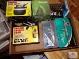 Flat of 2 Airbrushes and accessories which include IWATA HP-CS airbrush, Master Model SB88 airbrush,