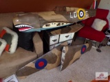 Black Horse Model P-40C Tomahawk model plane with additional parts,