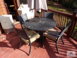 Outside table and four chairs
