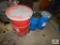 Two 30-gallon barrels w/ grease & 55-gallon barrel of grease