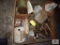 Contents of wood crate: Oxyacetylene hoses, rope, etc.