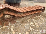 Steel track from a dozer