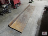 Steel work table top