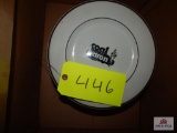 6 Boxes of monogramed Coal Baron restaurant China