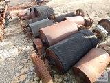 Roller, gear boxes, large head rollers