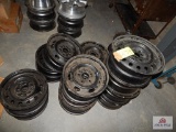 1 Lot of steel wheels