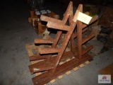 Large jack stands & pipe rack