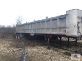 1992 Cobra approx. 48' aluminum hydraulic dump trailer w/ air suspension