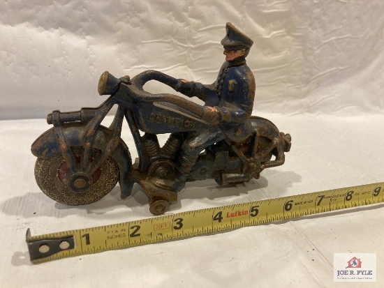 Champion cast iron motorcycle cop 6"