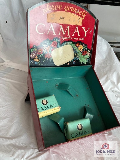 Camay Soap store counter display 9 1/2" x 9" x 3"