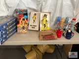 Mr. Peanut items: Christmas lights, radio, peanut butter maker, etc