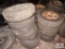 Lot of 11 wheels and tires