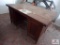 Wooden two sided desk