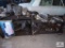 Lot of 2 work table/cart with automotive parts