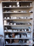 Shelf of New Old Chrysler/Mopar stock to include relays, solenoids, trim pieces, key making suppies