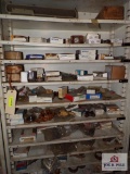 Shelf of New Old Chrysler/Mopar stock to include UV joints, hoses, transmission parts, misc