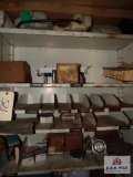 Shelf of New Old Chrysler/Mopar stock to include tanks, gauge, misc